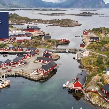 度假居 Ytterviks Rorbu Lofoten Private Sauna & Free Elektric Carcharging 斯塔姆松